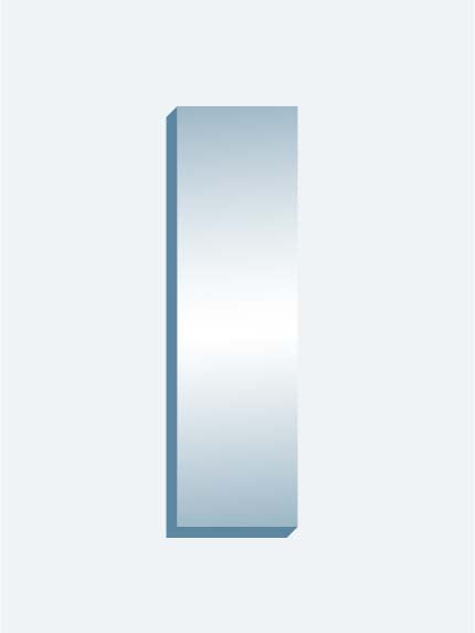 Wall Mount Mirror 24" x 84" x 1.25" thick