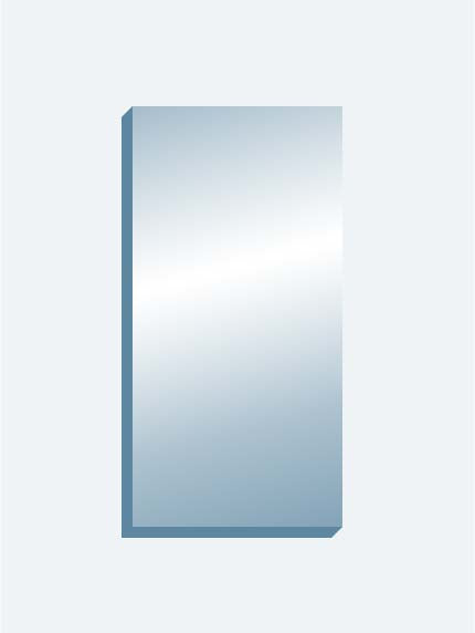 Optical Grade Mirror 60" x 120" x 1-7/16" thick