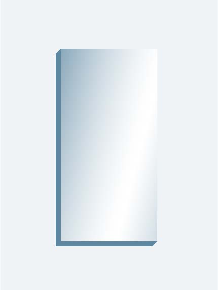 Wall Mount Mirror 72" x 144" x 1.25" thick