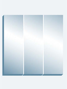 72 x 72 Tri-fold - 24" x 72" x 1" — 3 Panels